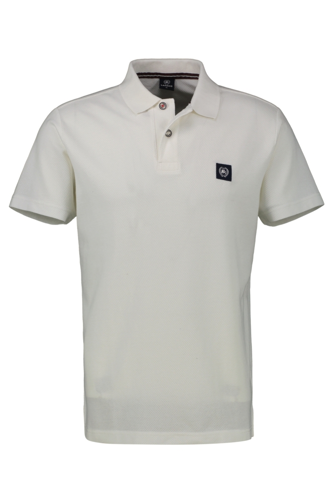 POLO IN ZACHTE WAFELPIQUE KWALITEIT 2543204 103 Broken white